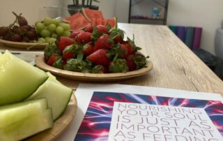 healthy fruit and staff snacks