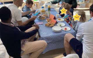 Snack time on Father's Day