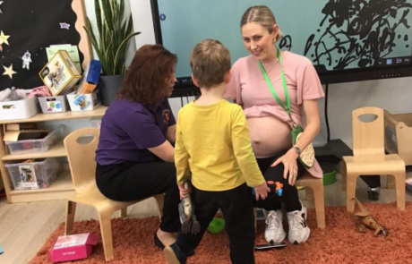 Visit from our parent to talk about babies